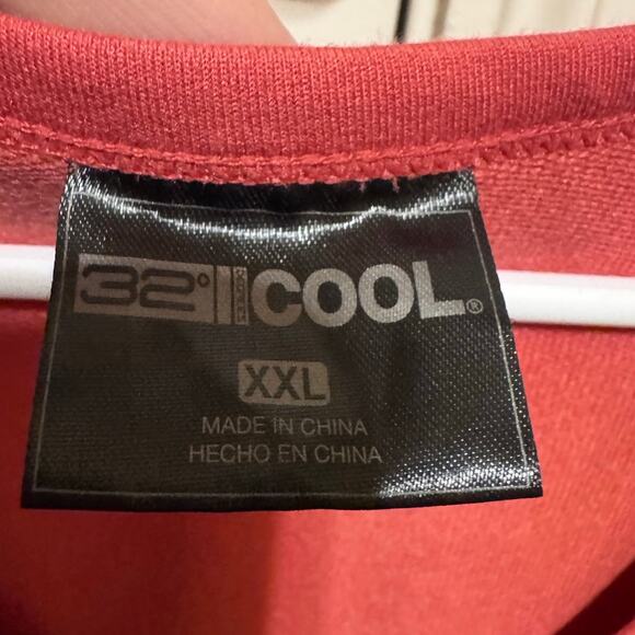 32 Degrees Cool Ladies' Soft Lux Activewear Dress Coral Garnet Rose Size XXL - Picture 6 of 11